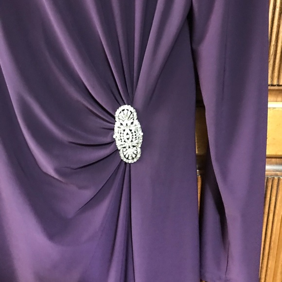 Lauren Ralph Lauren dress with brooch size 16 - Picture 3 of 5